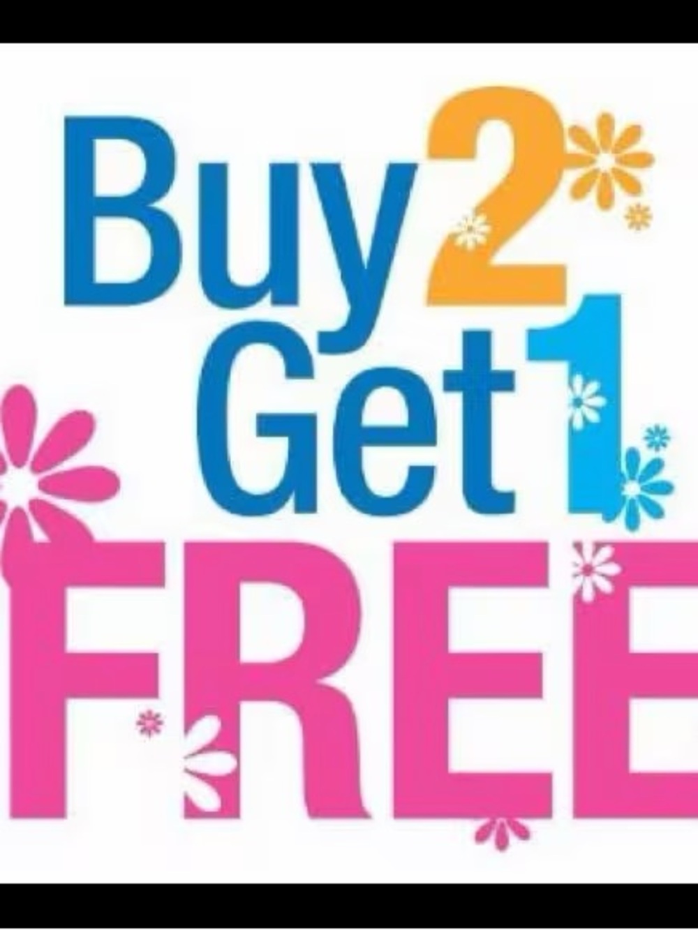 Buy 2 Get 1 Free of equal or lesser value!! Sale ends 6/6